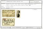 Karteikarte zum Holotyp von Polymorphina ornata Karrer, 1868